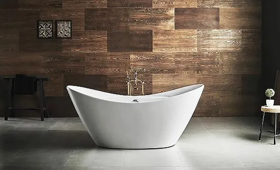 Sanitärartikel Ellipse freistehende Acrylbadewanne für Erwachsene