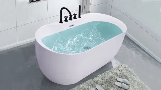 Maßgeschneiderte Innenwanne SPA Einfache Badewanne Freistehende Acrylbadewanne zum Baden von Sanitärartikeln